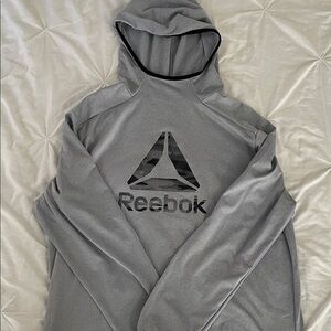 Reebok Gray Sweatshirt with Black Trim